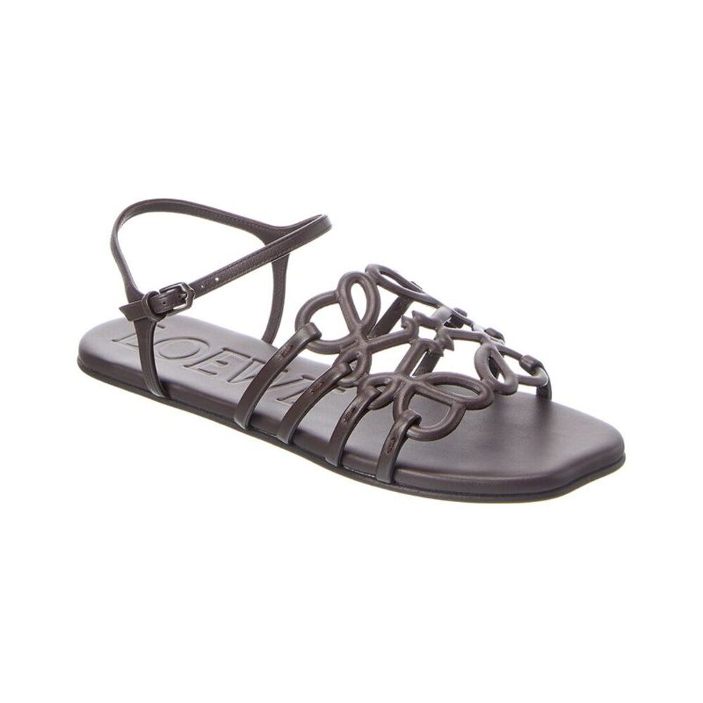 Loewe Petal Anagram Leather Sandal